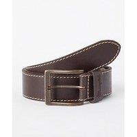 Wrangler Metal Loop Leather Belt -Brown
