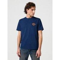 Wrangler Small Logo T-Shirt- Navy
