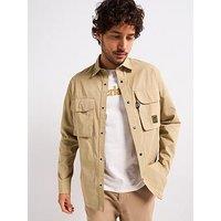 Timberland Relaxed Fit Utility Overshirt - Light Green