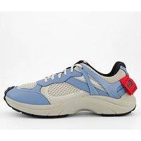 Hugo Men'S Racing Bull Go2 Trainers - Off White/Blue