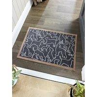 Very Home My Dog Outline Washable Doormat 50X75Cm