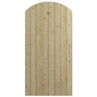 Rowlinson Tongue And Groove Arch Top Wooden Gate