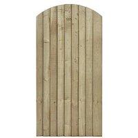 Rowlinson Featheredge Arch Top Wooden Gate