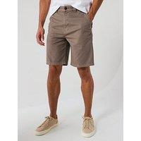Boss Straight Fit Shorts - Beige