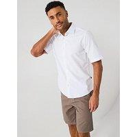 Boss Rash Short Sleeve Regular Fit Shirt - White