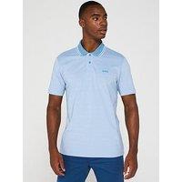 Boss Peoxford Tipped Polo Shirt - Blue