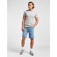 Lee Extreme Motion Stretch 5 Pocket Denim Shorts - Light Blue