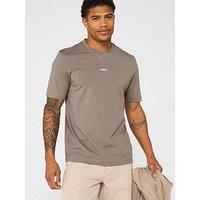 Boss Tchup Centre Logo Relaxed Fit T-Shirt - Beige