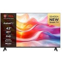 Tcl 43S5400Ak - 43-Inch Fhd Smart Television With Android Tv - Hdr & Micro Dimming
