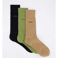 Boss 3 Pack Crew Socks - Multi