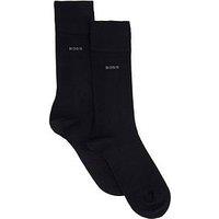 Boss 2 Pack Bamboo Crew Socks - Black