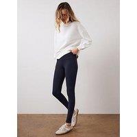 Mint Velvet Straight Legging - Navy