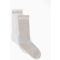 Boss 2 Pack Sport Crew Socks - Light Beige