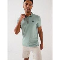 Boss Paule Rib Polo Shirt - Khaki