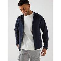 Boss L-Commuter Lightweight Hooded Jacket - Dark Blue