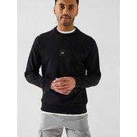 Boss Salbo Rib Sweatshirt - Black