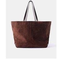 Mint Velvet Betty Oversized Suede Tote