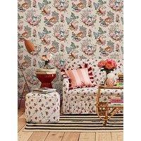 Cath Kidston Painted Kingdom Natural Wallpaper