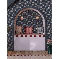Cath Kidston Clifton Floral Navy Wallpaper