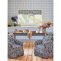 Cath Kidston Painted Gingham Blue Wallpaper