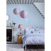 Cath Kidston Canopy Stripe Blue Wallpaper