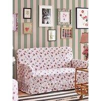 Cath Kidston Canopy Stripe Green & Pink Wallpaper