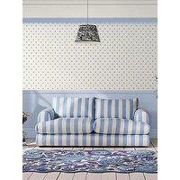 Cath Kidston Button Spot Blue Wallpaper