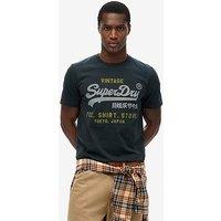 Superdry Vintage Logo Heritage Relaxed T-Shirt-Navy