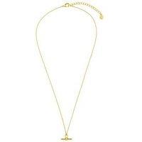 Orelia Dainty T-Bar Knot Necklace