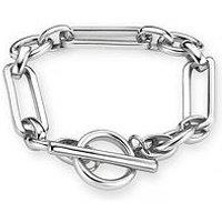 Orelia Rectangular Link T-Bar Bracelet