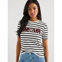 Only Amour Stripe T-Shirt - Multi