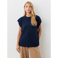 Finery Ava Knitted Vest - Navy