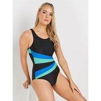 Long Tall Sally Tall Active Swimsuit - Blue