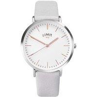 Limit Womens Grey Polyurethane Strap With Silver White Dial Analogue Watch