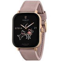 Radley Series 20 Smart Calling Watch With Pink Leather Strap