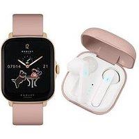 Radley Series 20 Smart Rectangle Calling Watch With True Wireless Earphones