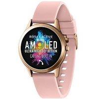 Reflex Active Series 31 Pink Silicone Amoled Smart Calling Watch