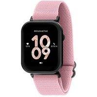 Reflex Active Series 37 Dusty Pink Strap Smart Calling Watch