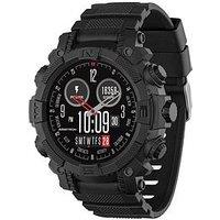 Reflex Active Series 38 Black Silicone Strap Sports Smart Calling Watch