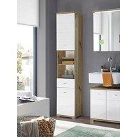 Julian Bowen Pool Tall Bathroom Cabinet - White