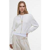 Barbour International Priya Knitted Bomber - Beige