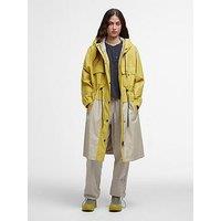 Barbour Evie Showerproof Parka - Yellow