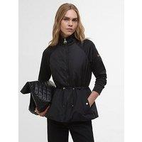 Barbour International Caprice Quilted Sweat Jacket - Black
