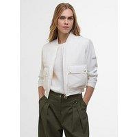 Barbour International B.Intl Emerson Quilted Sweat Jacket - White