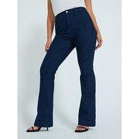 V By Very Curve Kickflare Jean - Dark Wash