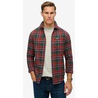 Superdry Original Cotton Check Long Sleeve Shirt - Red