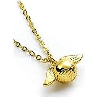 Harry Potter Golden Snitch Gold Tone Necklace
