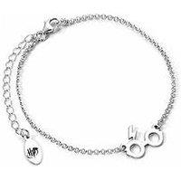 Harry Potter Sterling Silver Glasses & Lightning Bolt Charm Bracelet