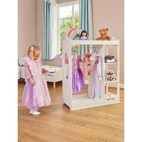 Liberty House White Kids Dressing Rail With Mirror