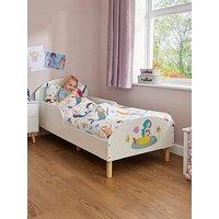 Liberty House White Toddler Bed With Mermaid Decal